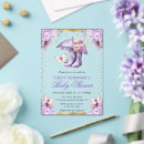 Search for purple umbrella baby shower invitations Flowers