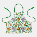 Search for jungle animals aprons Lion