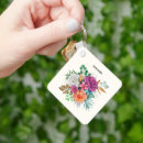 Search for orange and white key rings Flowers