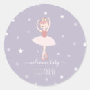 Search for ballet baby shower stickers Ballerina
