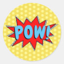 Search for comic pow stickers Onomatopoeia