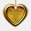 Search for 50th wedding anniversary christmas tree decorations Golden
