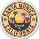 Search for santa monica beach stickers Vacation