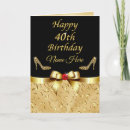 Search for 40th for her birthday cards Elegant