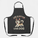 Search for wolf cartoon aprons Pug