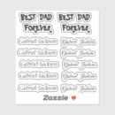 Search for 3 initial stickers Elegant