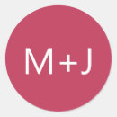 Search for magenta wedding stickers Typography