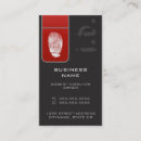 Search for fingerprint business cards Modern