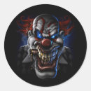 Search for clown face stickers Evil