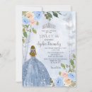Search for blue and silver sweet 16 invitations Elegant