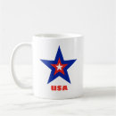 Search for red stars mugs Fourth of july