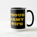 Search for army wife mugs Military