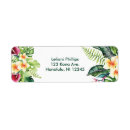 Search for plumeria return address labels Hibiscus