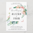 Search for pink and mint green invitations For her