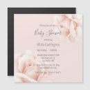 Search for magnetic baby shower invitations Floral