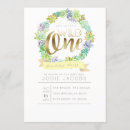 Search for one wild year invitations Watercolor