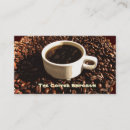 Search for java business cards Beverage