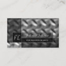 Search for diamond plate business cards Metal