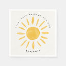 Search for sun napkins 1st birthday