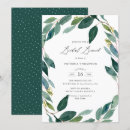 Search for eucalyptus bridal brunch invitations Watercolor