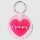Search for bright pink key rings Girly