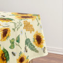 Search for the sunflower tablecloths For her