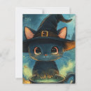 Search for witch cat postcards Halloween