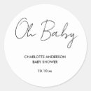 Search for elegant baby shower stickers Minimal
