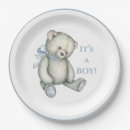 Search for birth announcement plates Blue