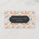 Search for leaves pattern business cards Boutique