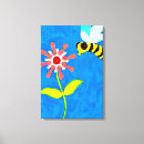 Search for bumble bee canvas prints Insect