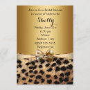 Search for gold leopard invitations Modern