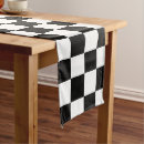 Search for black and white table runners Retro