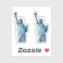 Search for famous landmark stickers Statue of liberty