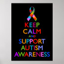 Search for autism puzzle ribbon posters Autism awareness month