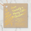 Search for gold foil gift tags Metallic