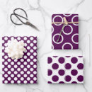 Search for purple polka dot wrapping paper Geometric