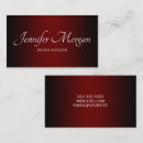 Search for glamour business cards Black