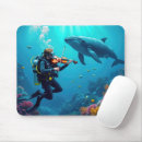 Search for diver mouse mats Underwater