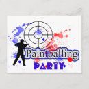 Search for paint ball invitations Blue