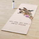 Search for funny yoga mats Giraffe