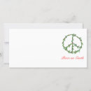 Search for peace on earth photo cards Wreath
