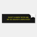 Search for husband wife bumper stickers Army