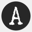 Search for single initial stickers Letter