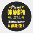 Search for childhood cancer stickers Warrior