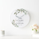 Search for sage green clocks Anniversary