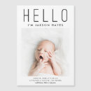 Search for magnet birth announcement cards Newborn