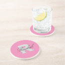 Search for pink letters coasters Glitter