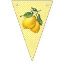 Search for lemon bunting flags Party