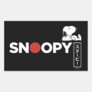 Search for character rectangle stickers Snoopy